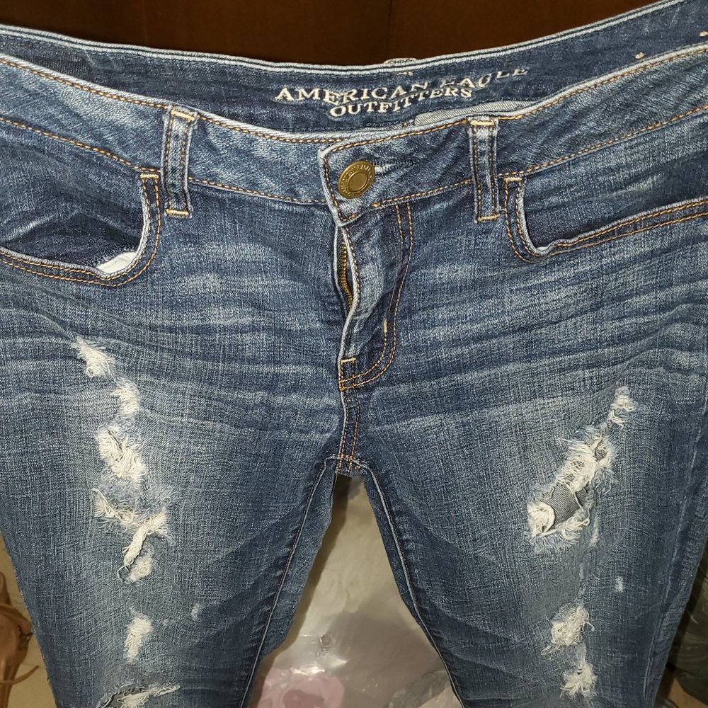 Denom Ripped Jeans (Short/Court) - Picture 1 of 4